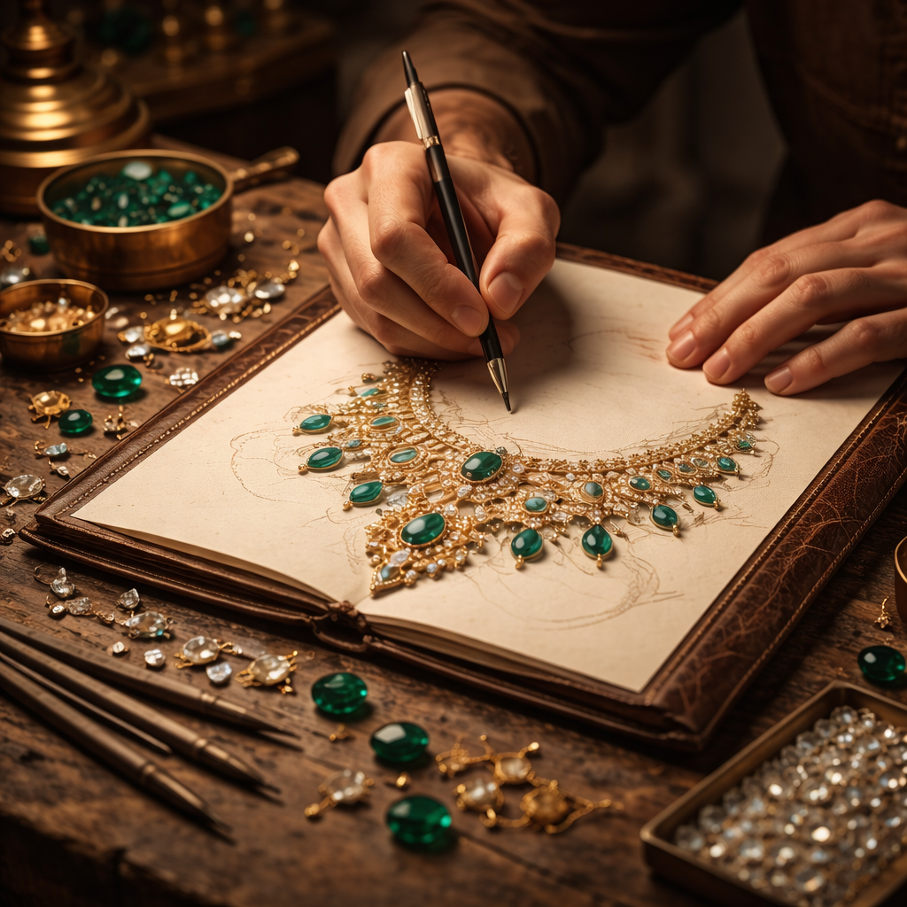 Jewelry design sketch